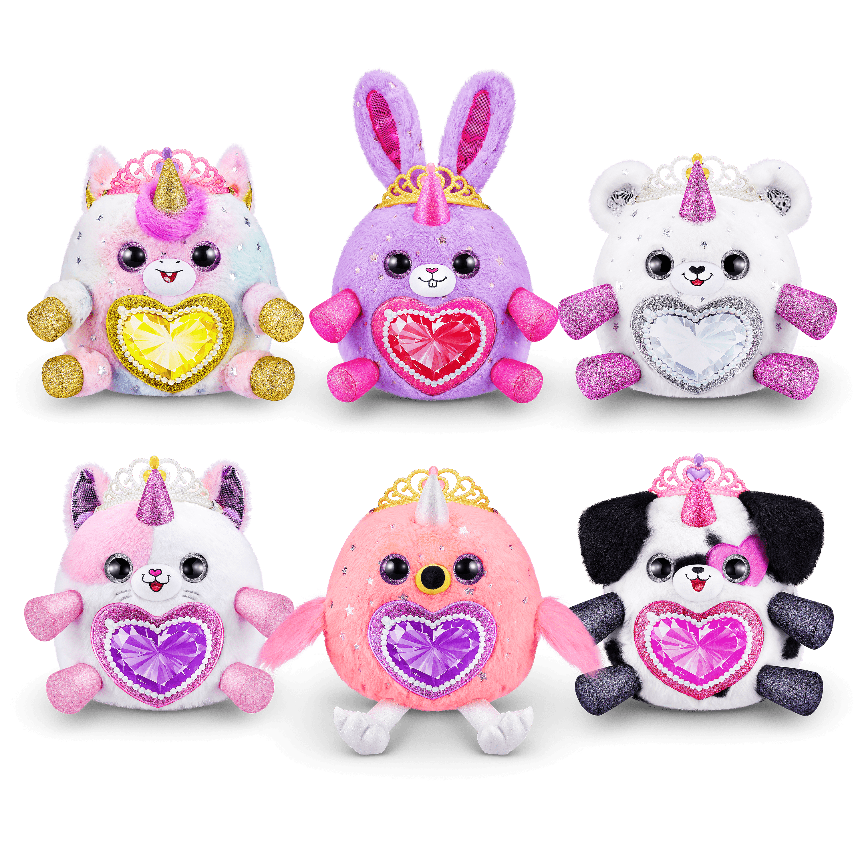 ZURU Rainbocorns Fairycorn Princess Surprise (Bunny) - 11" Collectible Plush Stuffed Animal with Wearable Fairy Wings, Magical Fairy Princess, Ages 3+ for Girls and Children