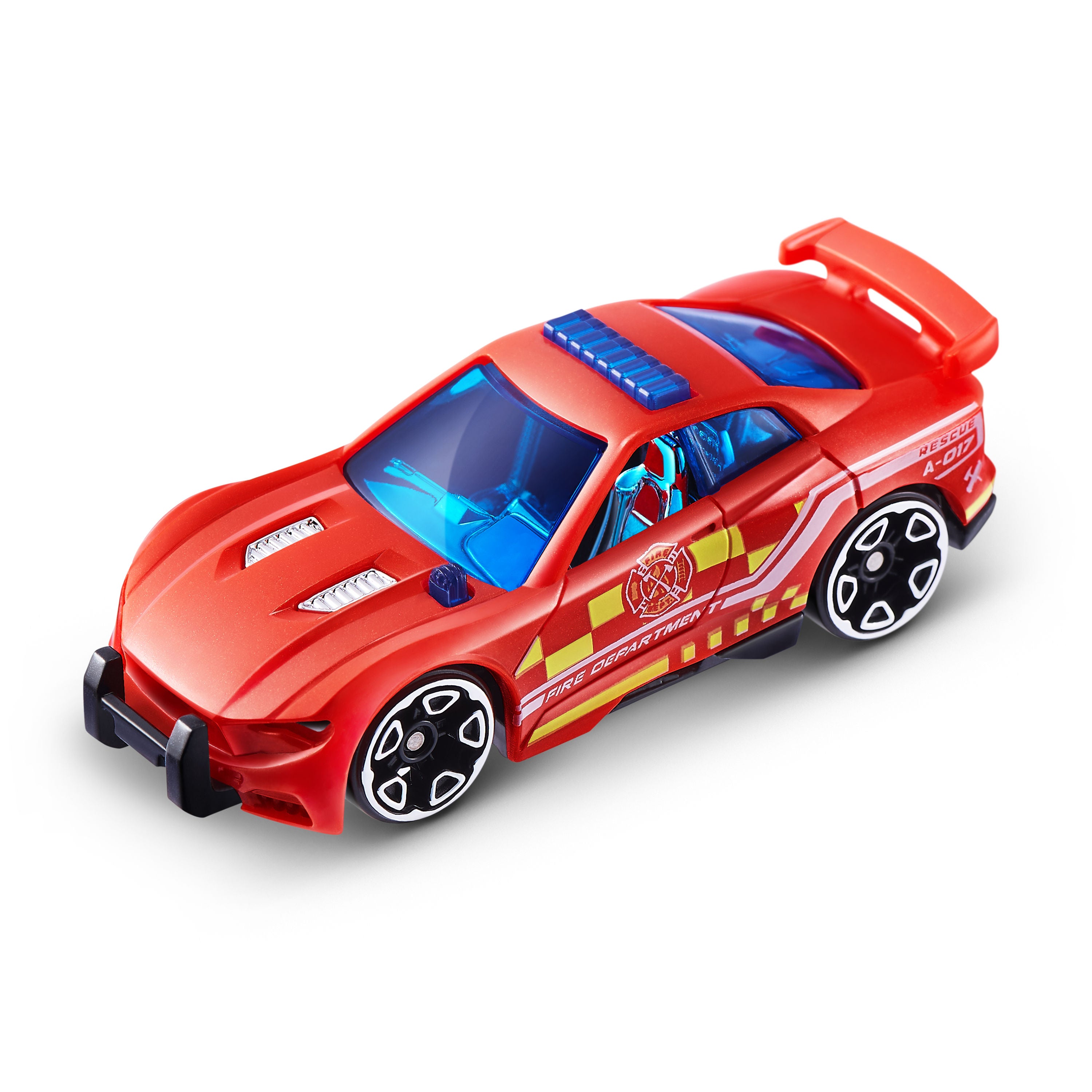 Zuru Metal Machines Rundown Fire Department Car | 1:64 Scale Collectible Die-Cast Toy | For Kids | Minimee Kids India