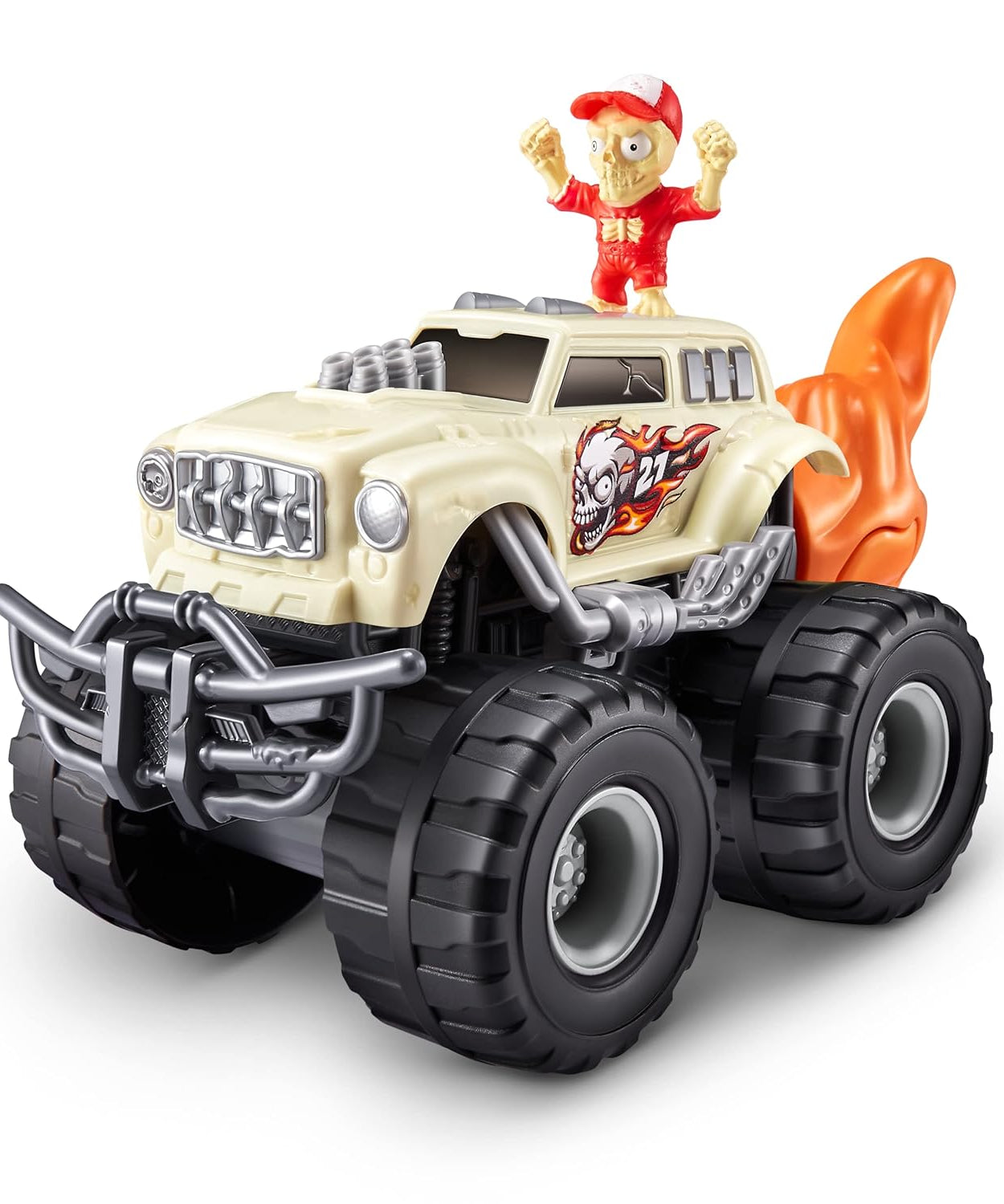 Zuru Smashers Monster Trucks Surprise (Skull Truck) - 25+ Surprises, Collectible Monster Truck with Smash Slime, Sand Compounds, & Accessories - MINIMEE KIDS