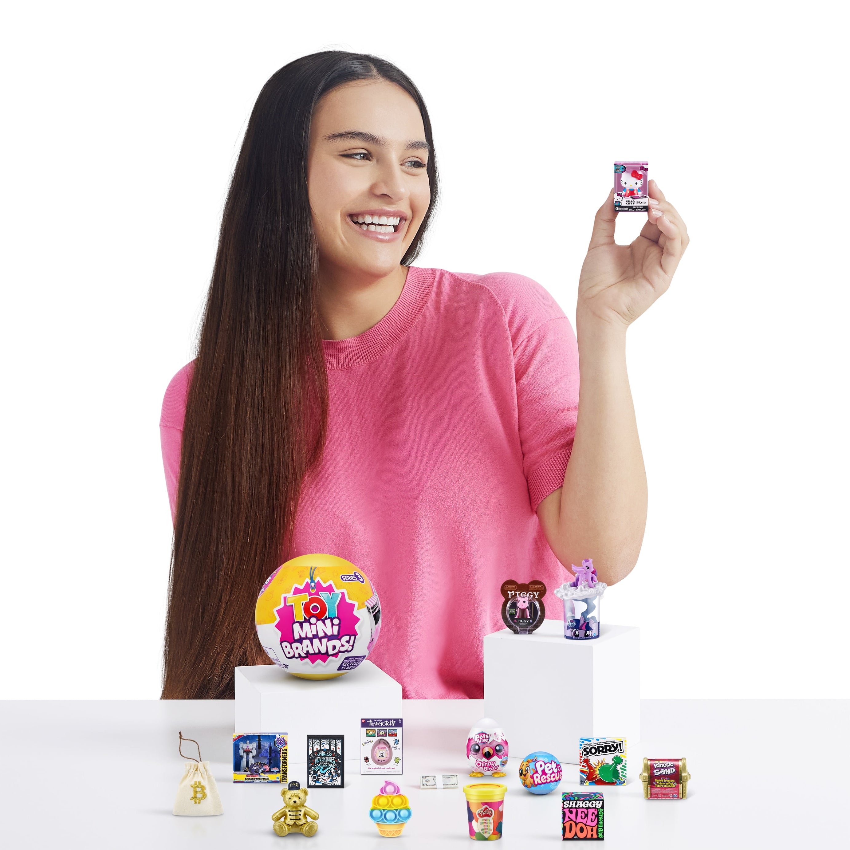 ZURU Toy Mini Brands Series 3 Capsule Ball - Unbox 5 Mystery Miniatures & Collect Rare Frozen Moments!