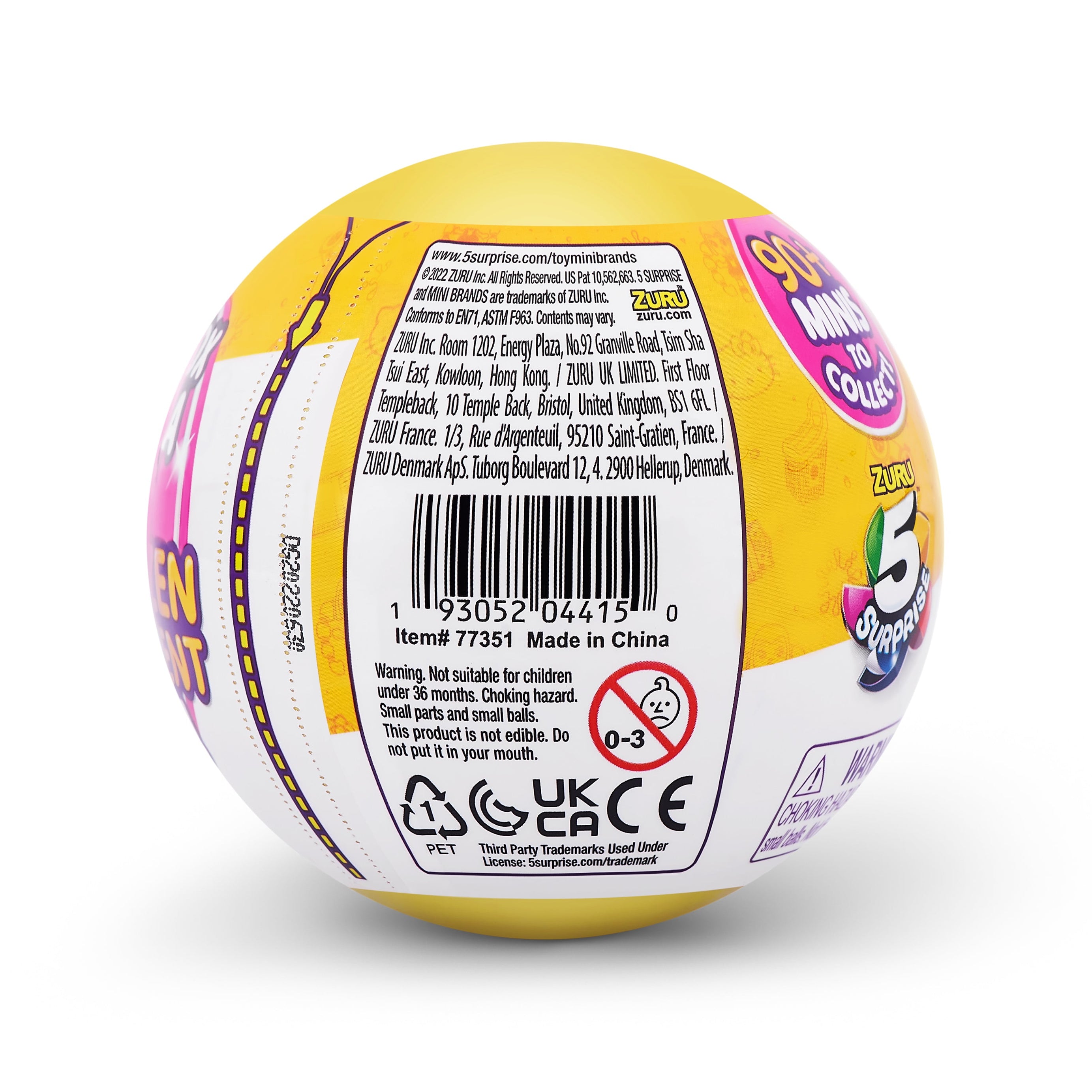 ZURU Toy Mini Brands Series 3 Capsule Ball - Unbox 5 Mystery Miniatures & Collect Rare Frozen Moments!